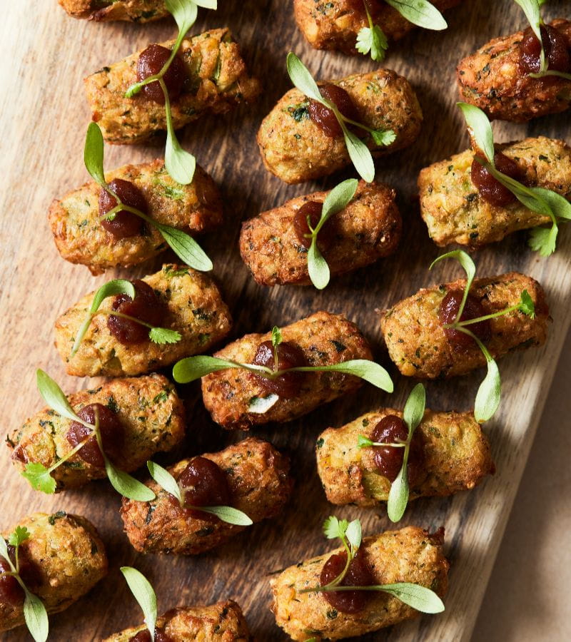vegan-canapes-coriander-herb