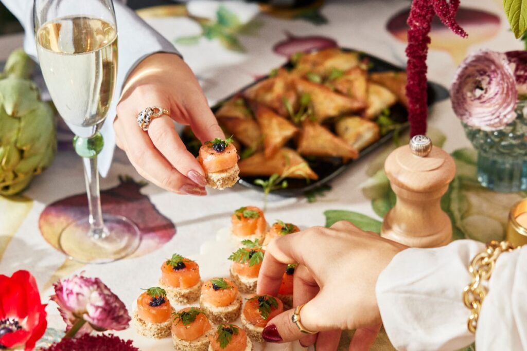 vegan-canapes-table-shot